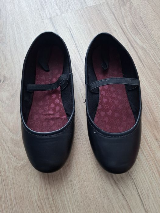 Pepco balerinki czarne klasyczne na gumce rozmiar 33 wkładka 21 cm