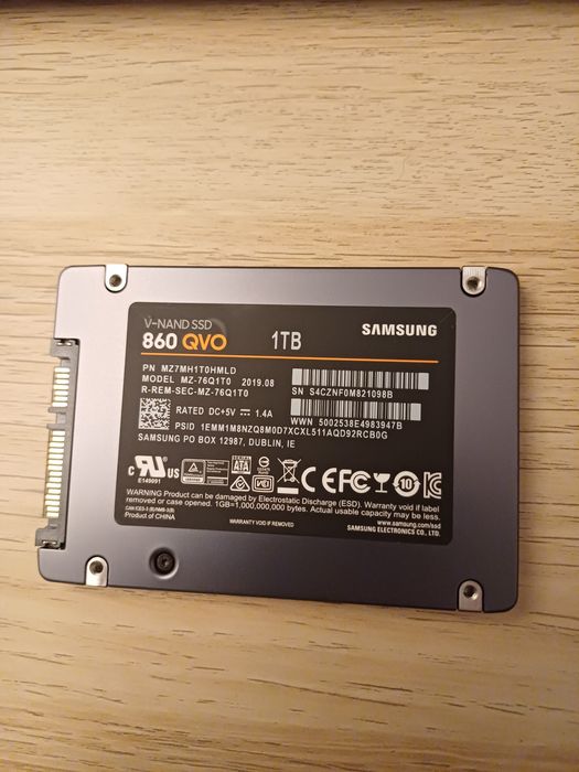 Samsung V-nand ssd 860 QVO