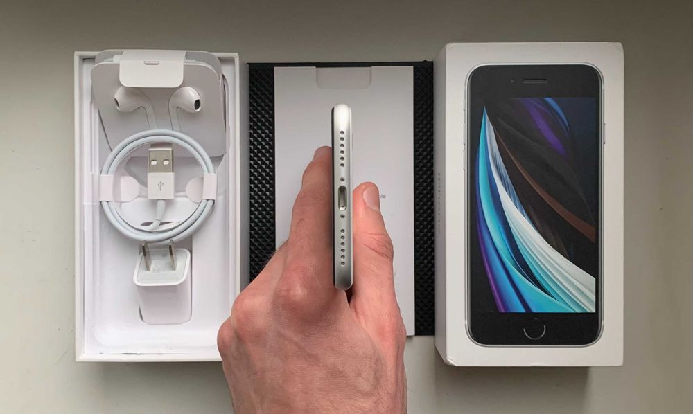 НОВЫЙ - iPhone SE 2020 128 гб - NEVERLOCK - 100% АКБ - WHITE