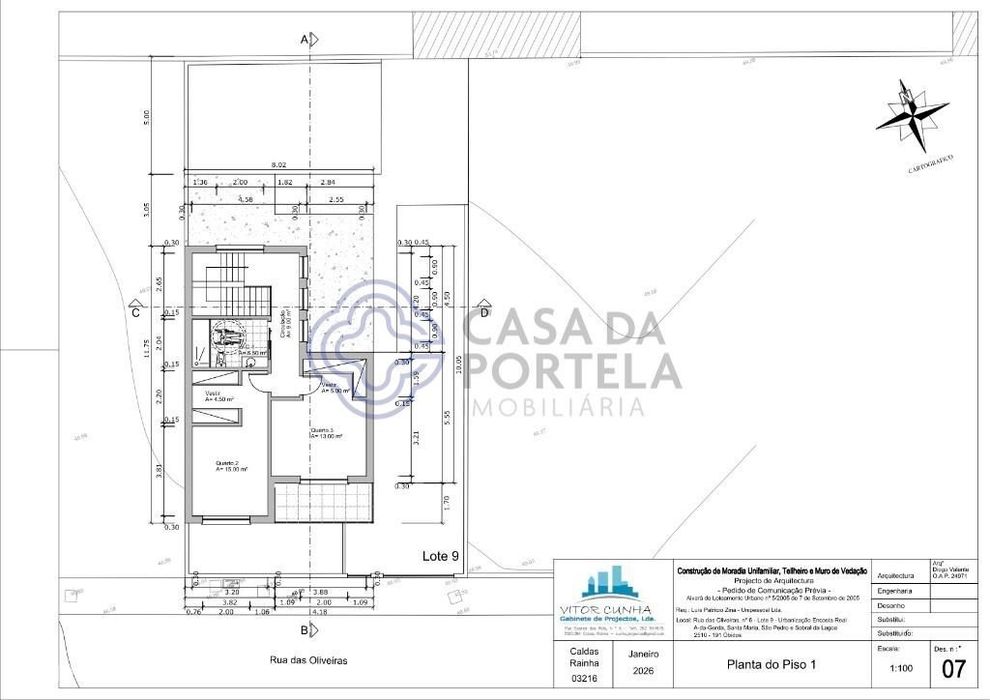 Moradia T3 independente com garagem na A-da-Gorda