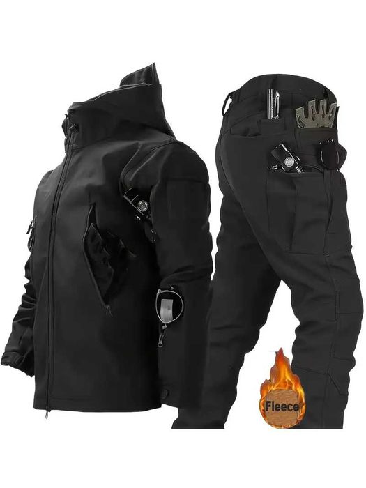 Теплий костюм Soft Shell флісова підкладка водовідштовхувальна тканина