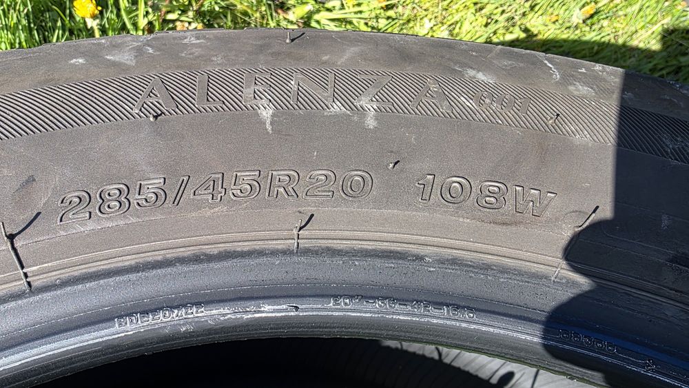 4 Opony letnie Bridgestone 285 45 20 cali 5mm