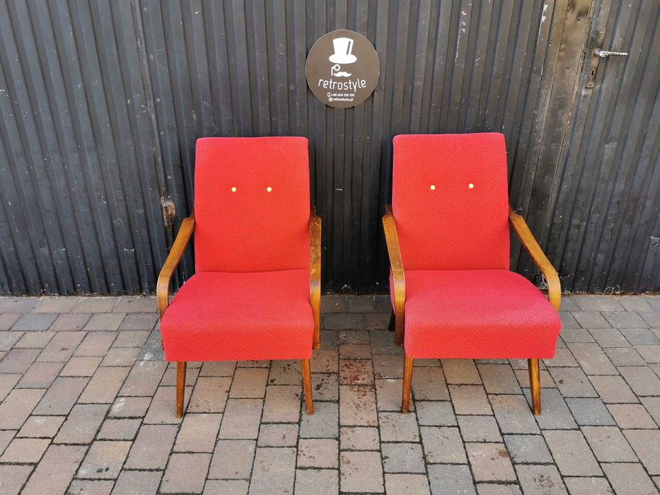 Fotel JITONA Czechosłowacja '60, PRL design, Vintage, RETRO