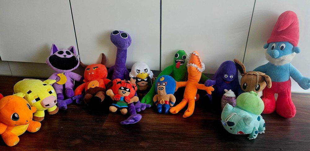 Pluszaki rainow friends, pokemon, brawl stars