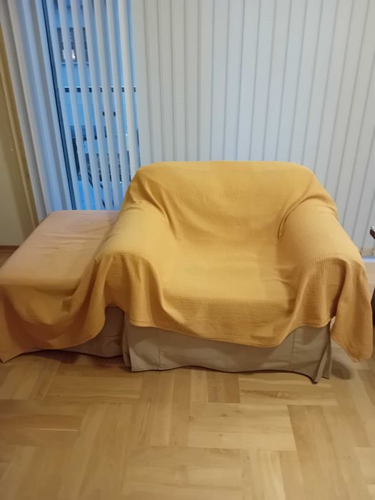 Fotel beżowy IKEA