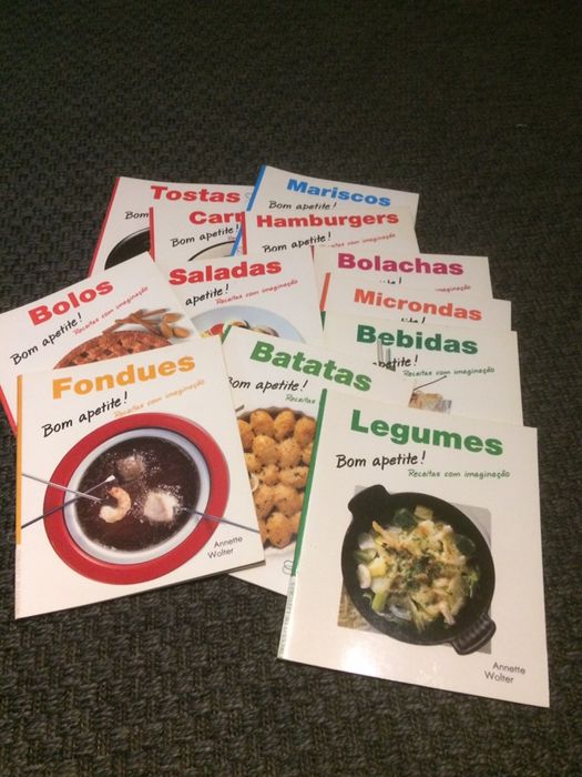 Coleção 12 pequenos livros de Cozinha