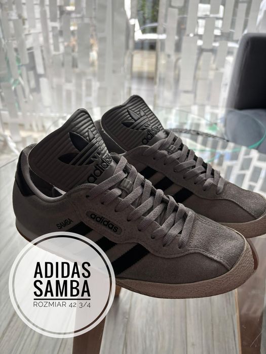 Adidas Samba szare obuwie męskie sportowe