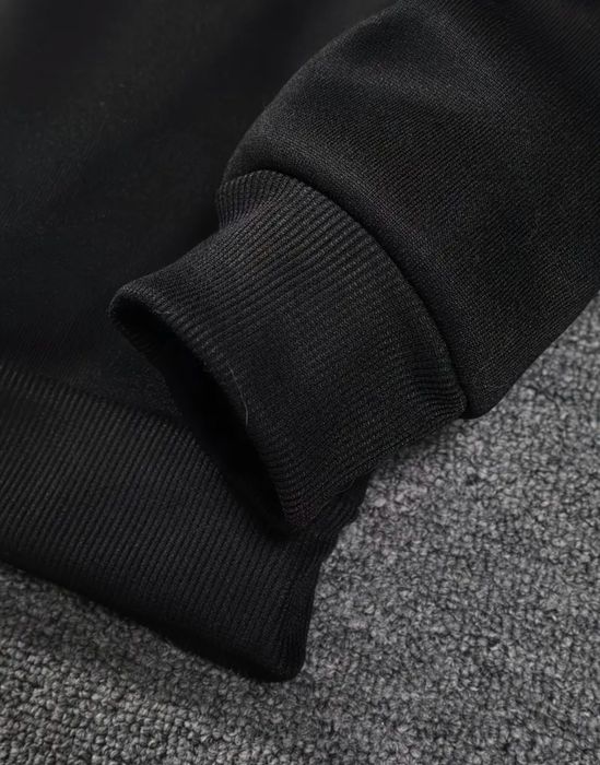 Męski codzienny modny jednokolorowy sweter sportowy