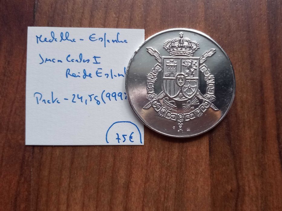 Medalha de Prata - Espanha, Rei Juan Carlos I