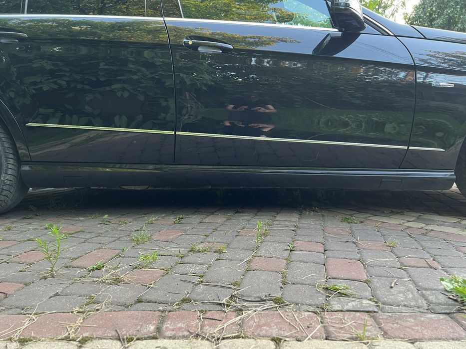 Пороги накладки порогів Mercedes Benz w212 AMG 197
