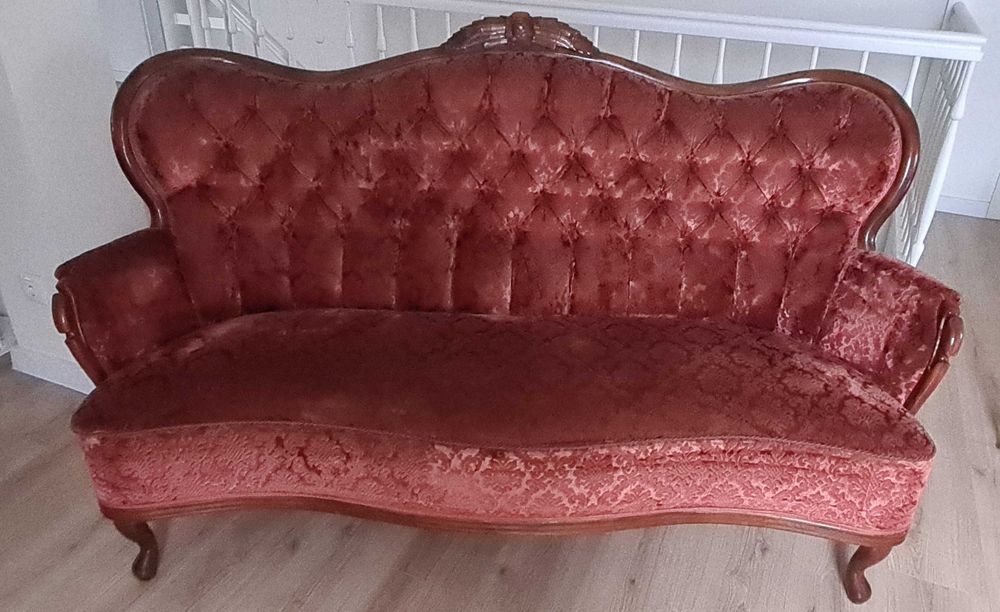 Stylowa kanapa sofa Ludwik XVI