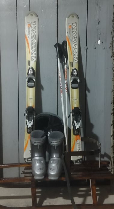Rossignol narty, buty, kask, kijki i gogle