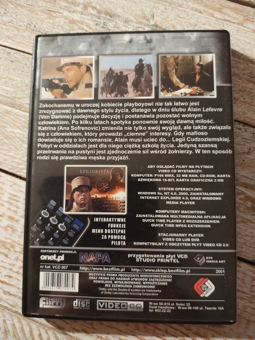 Legionista. 2 x vcd