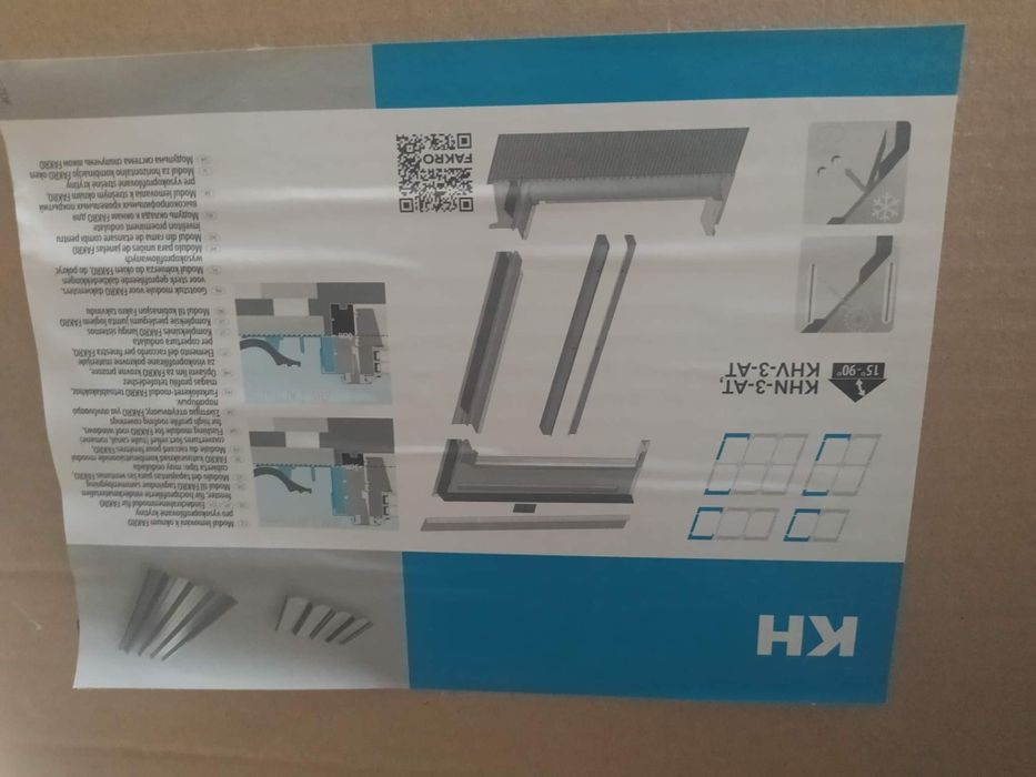 Kołnierz FAKRO nowy do podwójnego okna