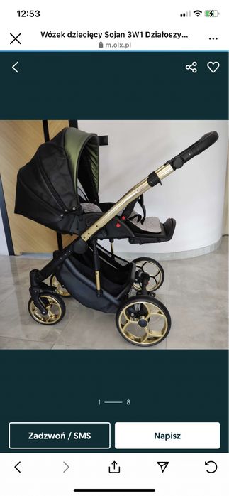 Wózek 3w1 Sojan Xsara
