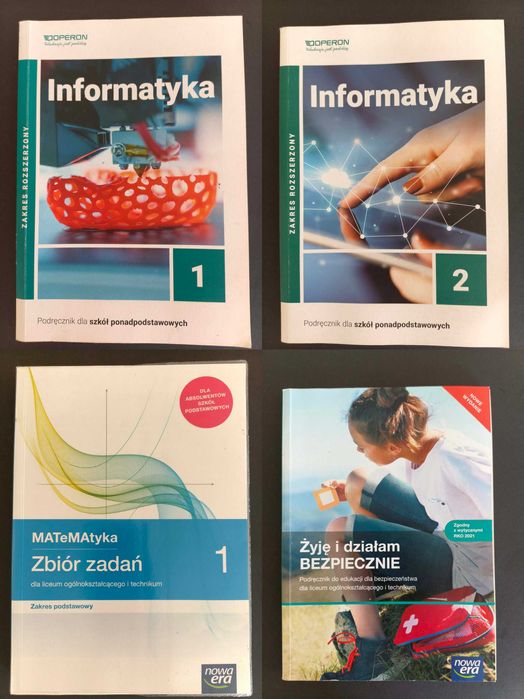 podręczniki do liceum/technikum