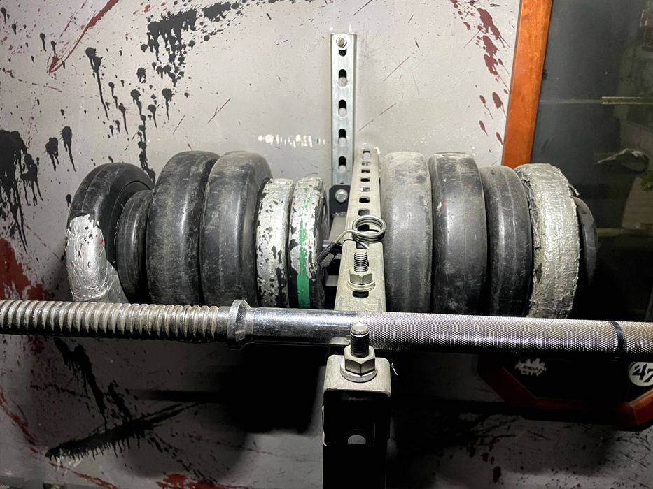 Siłownia domowa - klatka do przysiadów, dipy, drążek, 250kg obciążenia