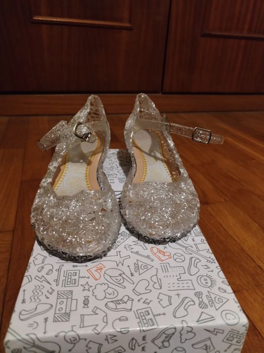 Sapatos tam 31 Frozen _princesa do gelo_Princesa _Halloween