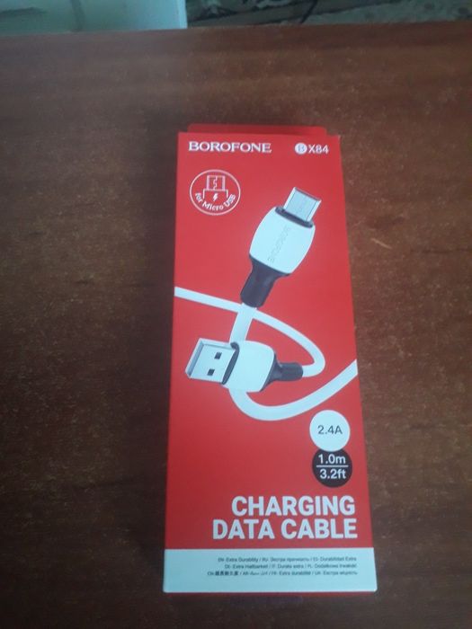 Кабель для зарядки MicroUSB Android BOROFONE BX84 |1м|