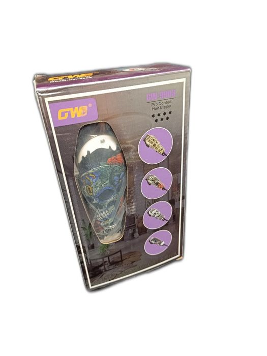 Máquina de corte profissional – design graffiti/caveira (nova)