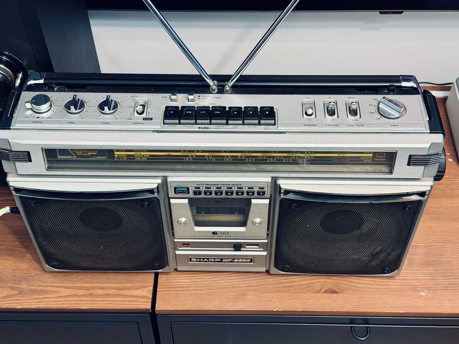 ‼️Sharp GF-8585 — легендарный boombox 80-х с настоящим басом