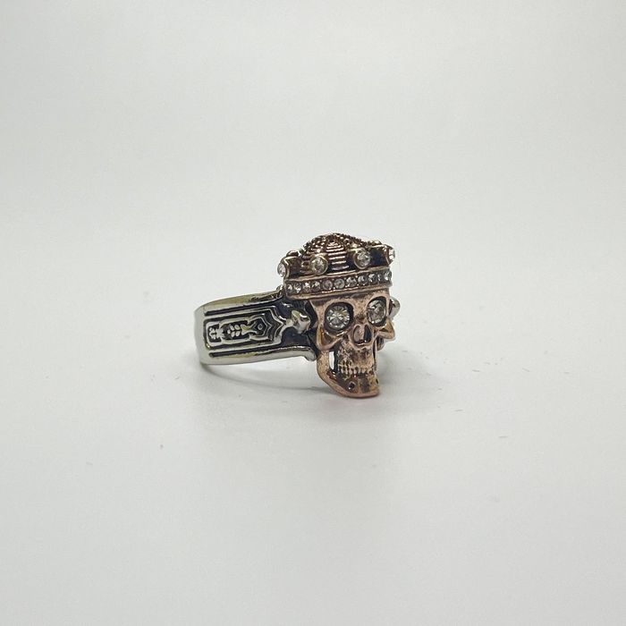 TANIO! Sygnet pierścionek ring obrączka czaszka diamenty