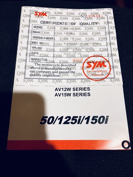 Продам скутер Sym Orbit 2  150 куб.