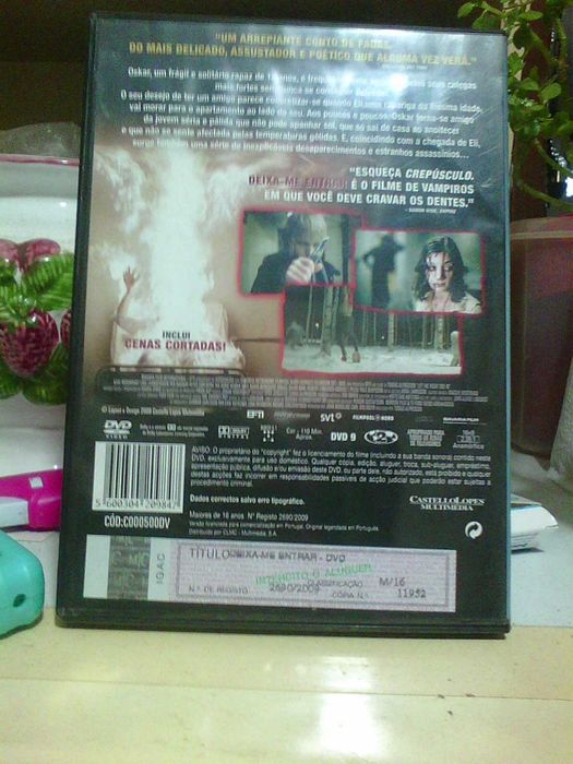 Deixa-me Entrar - DVD filme de vampiros