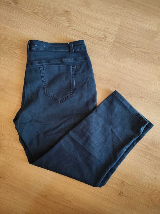 Czarne spodnie rozciągliwe rozmiar 52/6XL