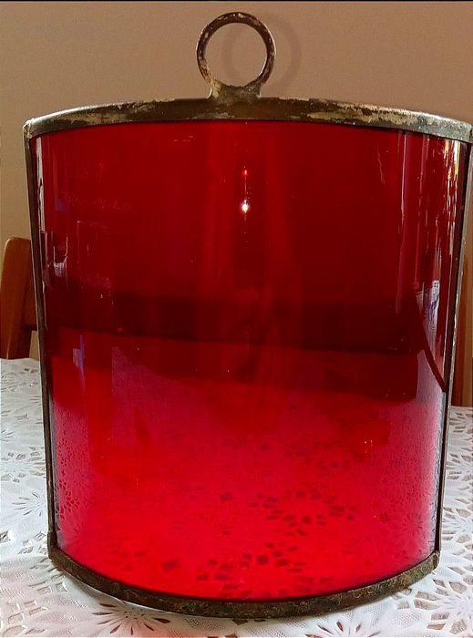 Szkło lampy lata 60 te.