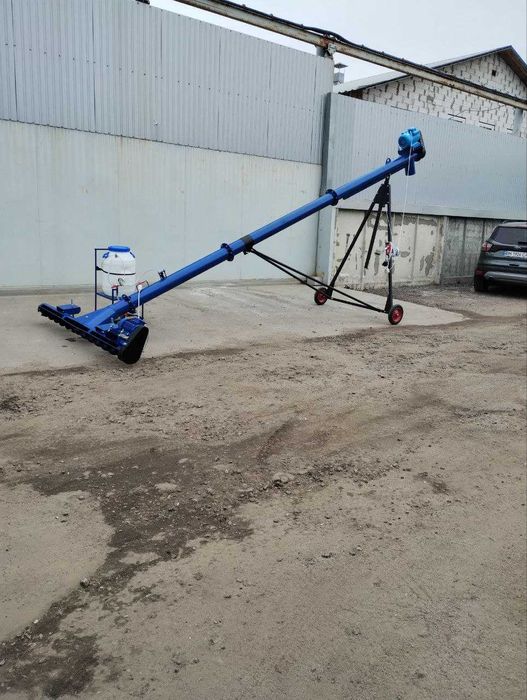 Шнековий навнтажувач, транспортер, погрузчик, конвейер 133*8*220