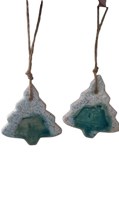 Choinki ceramiczne zawieszki na choinkę