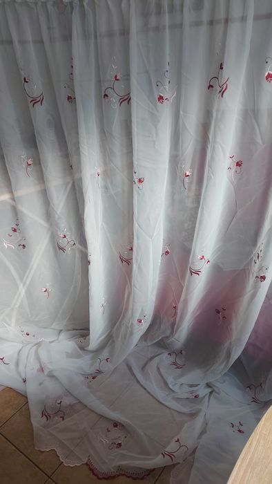 Piękna firana 4.5 m /2.5 m wysokość