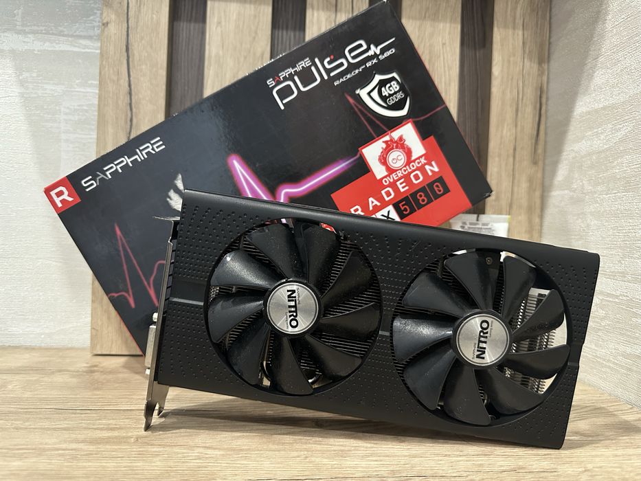 Відеокарта RX 580 4GB Sapphire Pulse