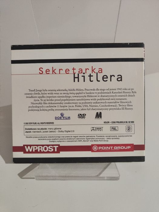 Sekretarka Hitlera DVD
