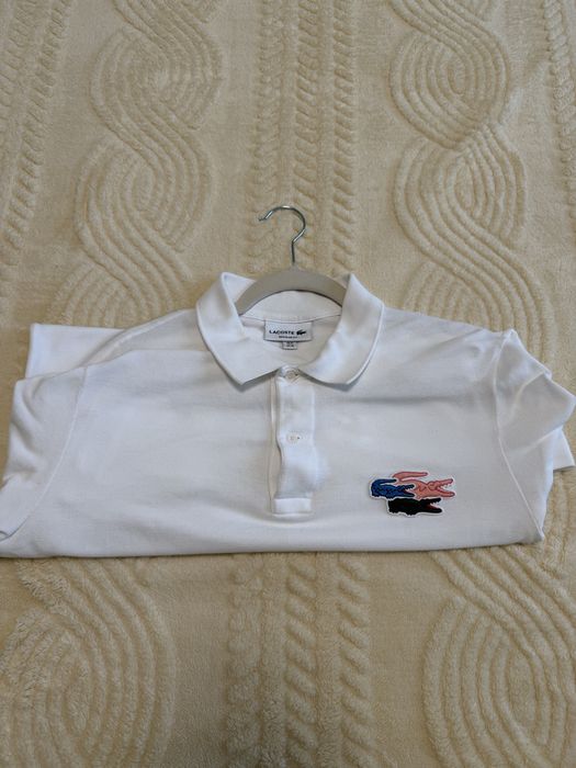 Чоловіче поло з довгим рукавом Lacoste (M) / лонгслів оригінал