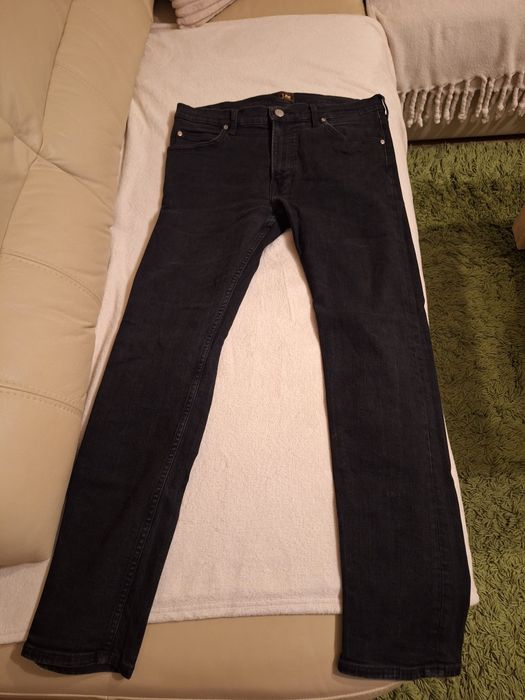 Spodnie Lee męskie czarny jeans