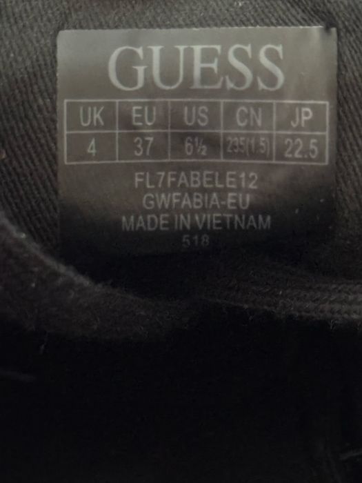 Ботінки хайтопи Guess 37р.