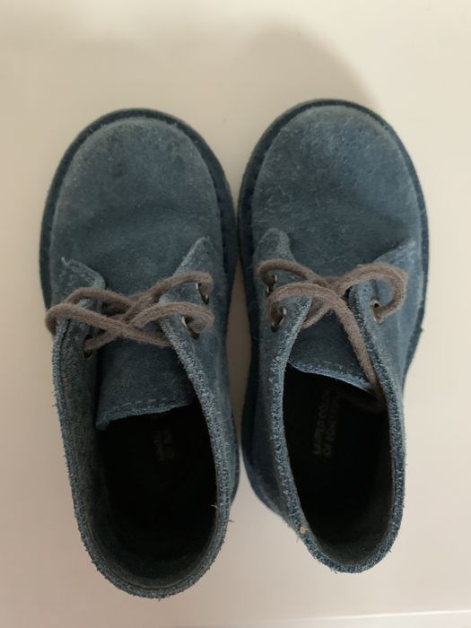 Botas camurça azul Benetton tam. 22