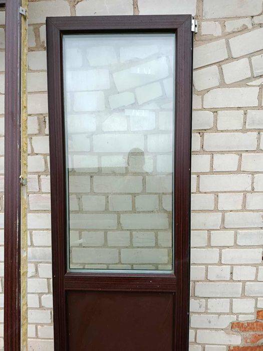 Балконні двері, двокамерний склопакет