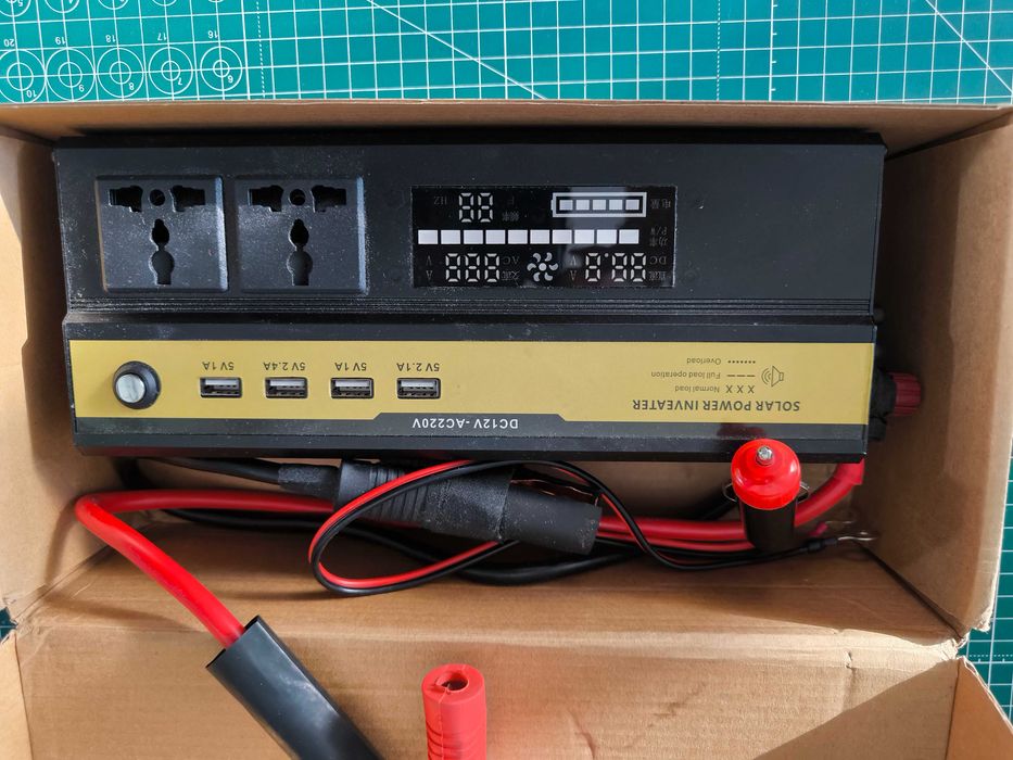 Інвертор китай Peak "6000W" Car Power Inverter DC 12V To AC 220V