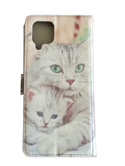 Vendo Capa Carteira Samsung A12 com Design de Gato
