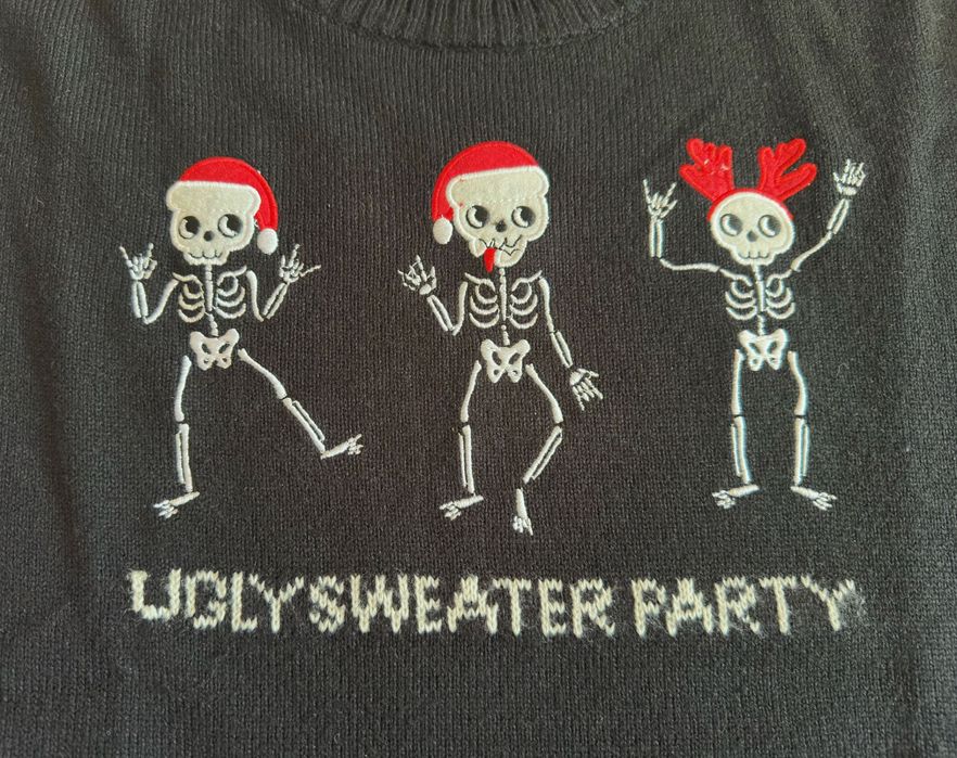 Sweter świąteczny Cropp, rozmiar M, Ugly sweter party, Body fit