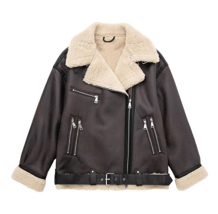 Продам дублянку, коричневу, штучне хутро