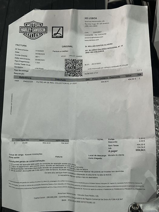 Filtro sportivo da harley Davidson sposter 1200 - mais tampa do motos