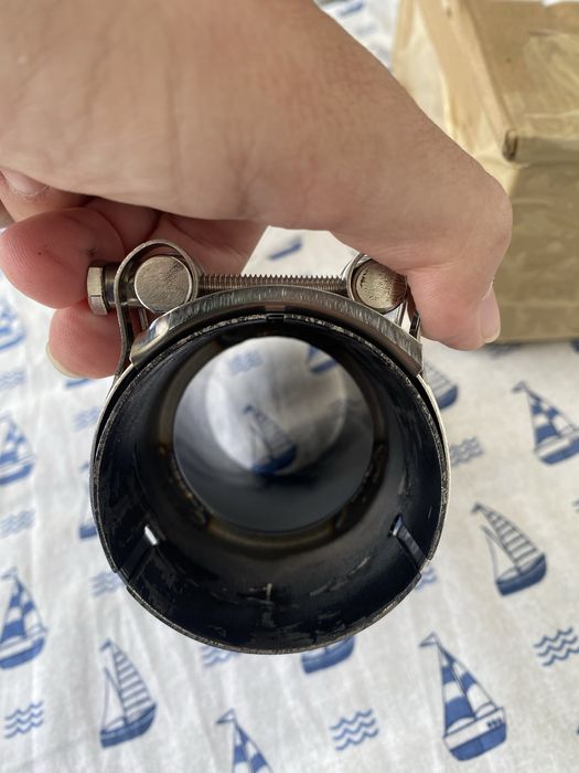 Ponteira de escape carbono