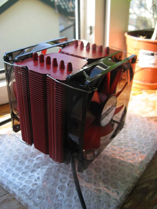 Chłodzenie Megahalems Prolimatech Rev C + 2 Red Vortex 12 LED