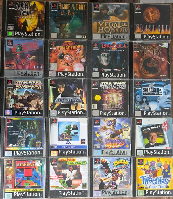 Gry PS1 / PS2 – dużo dobrych tytułów, sprawdź
