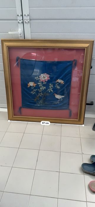 Quadro bordado de Castelo Branco