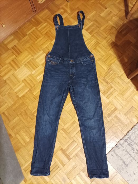Ogrodniczki jeansowe Lee model Salopette